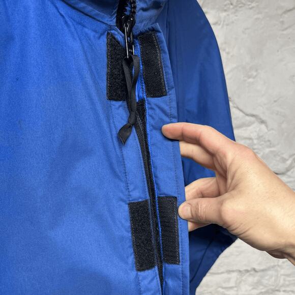 Marmot Mountain Works Gore-Tex Vintage 80s(?) Blue Rain Jacket Parka Large - Picture 13 of 16